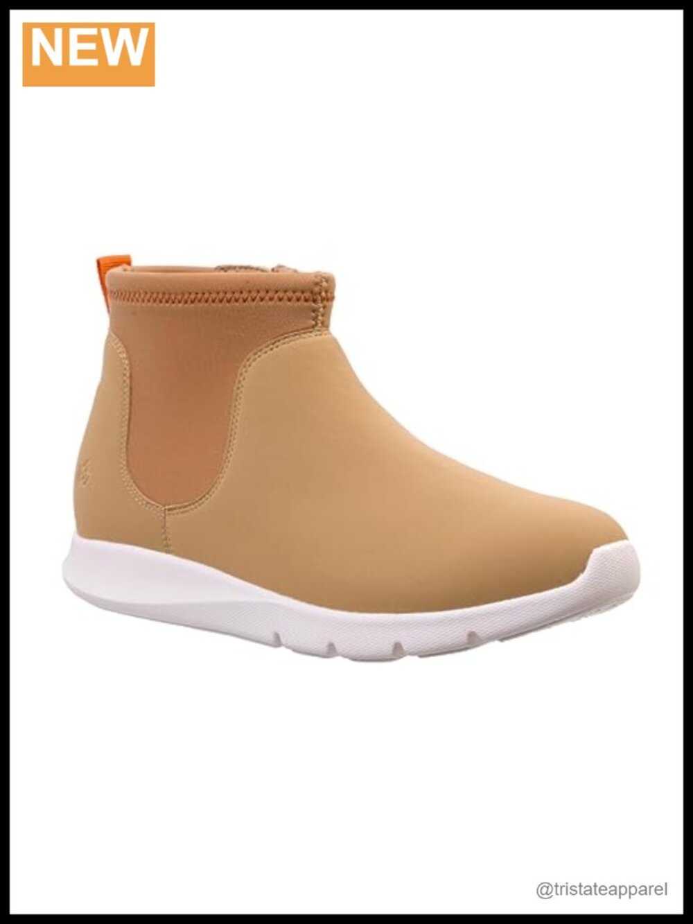 Women's Chelsea Bootie Ankle Boots with Zipper Wedge Heel Neoprene